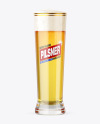 Pilsner Beer Glass Mockup