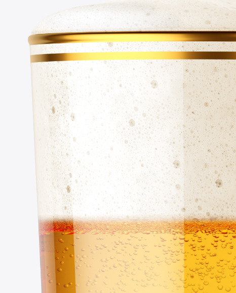 Pilsner Beer Glass Mockup