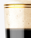 Dark Lager Beer Glass Mockup