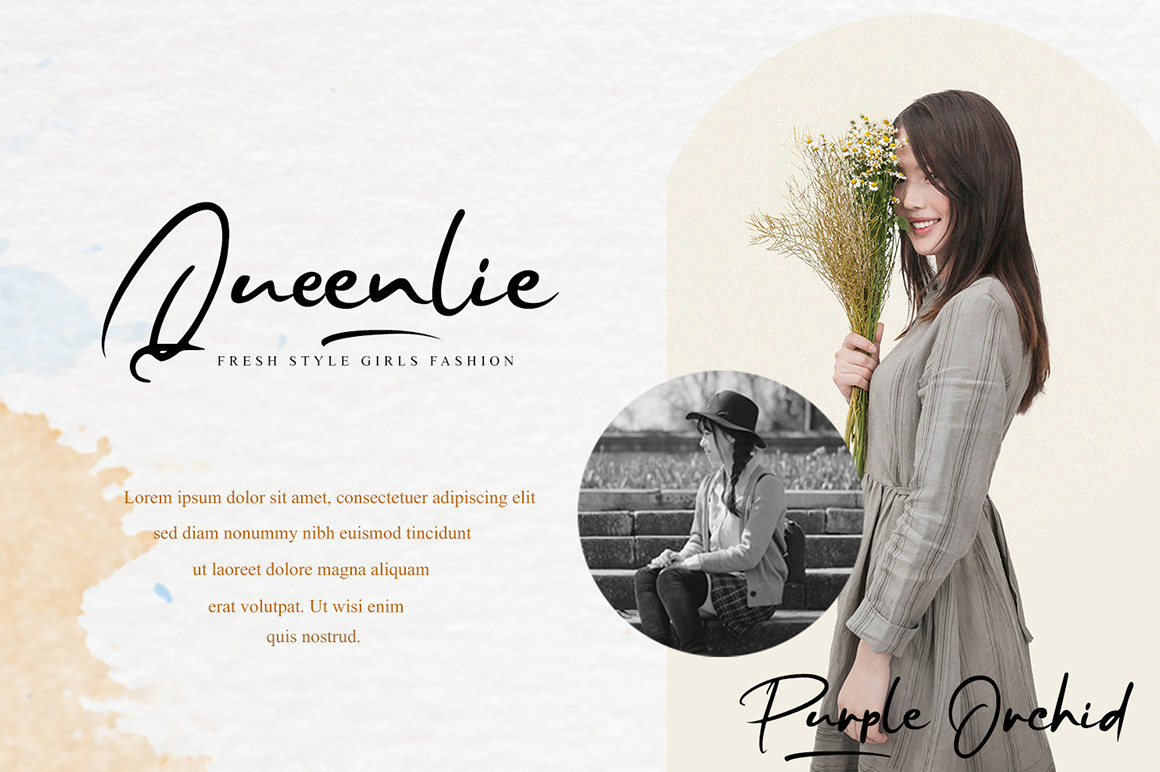 Purple Orchid Font Purple Orchid Font