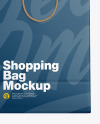 Shopping Bag w/ Rope Handles Mockup