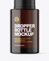 Dark Amber Dropper Bottle Mockup