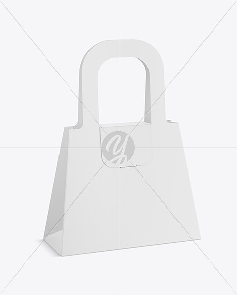 Rigid Shopper Box Mockup
