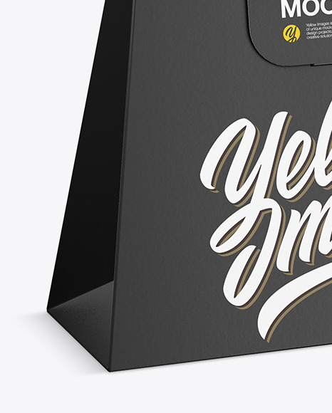 Rigid Shopper Box Mockup