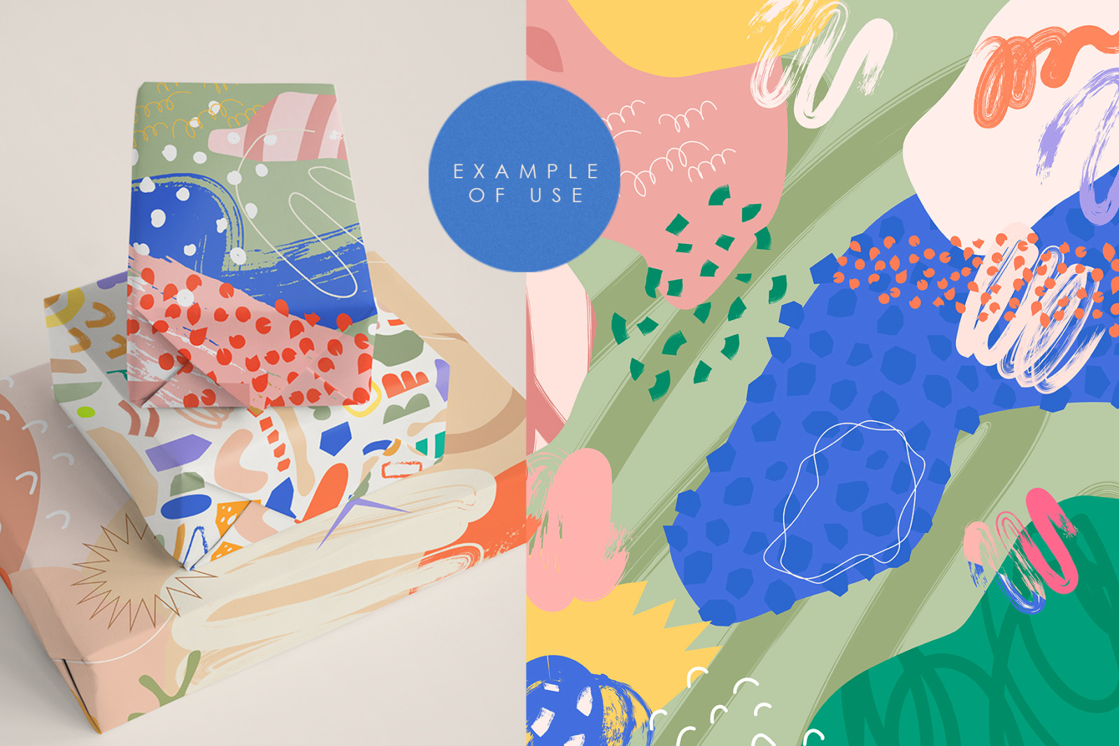 Abstract Collage Cutout Shapes Abstract Collage Cutout Shapes