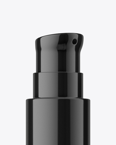 Glossy Plastic Airless Bottle Mockup Glossy Plastic Airless Bottle Mockup