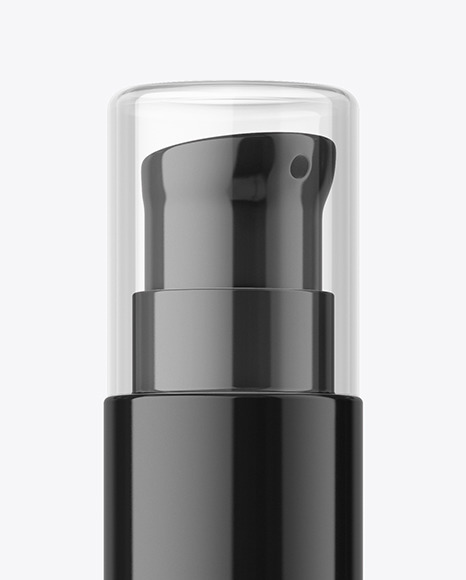 Glossy Plastic Airless Bottle Mockup Glossy Plastic Airless Bottle Mockup