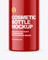 Glossy Plastic Airless Bottle Mockup Glossy Plastic Airless Bottle Mockup