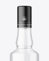 Clear Glass Vodka Bottle Mockup Clear Glass Vodka Bottle Mockup