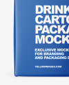 Glossy Drink Carton Pack Mockup