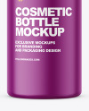 Matte Cosmetic Bottle with Pump Mockup Matte Cosmetic Bottle with Pump Mockup