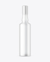 Frosted Glass Vodka Bottle Mockup Frosted Glass Vodka Bottle Mockup