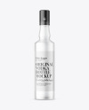 Frosted Glass Vodka Bottle Mockup Frosted Glass Vodka Bottle Mockup