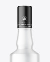 Frosted Glass Vodka Bottle Mockup Frosted Glass Vodka Bottle Mockup