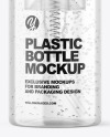 Clear Cosmetic Bottle with Pump Mockup Clear Cosmetic Bottle with Pump Mockup