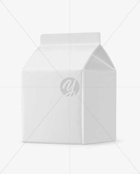 Glossy Drink Carton Pack Mockup