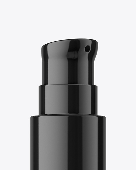 Clear Plastic Airless Bottle Mockup Clear Plastic Airless Bottle Mockup