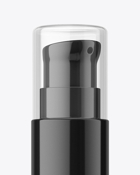 Clear Plastic Airless Bottle Mockup Clear Plastic Airless Bottle Mockup
