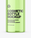 Clear Plastic Airless Bottle Mockup Clear Plastic Airless Bottle Mockup