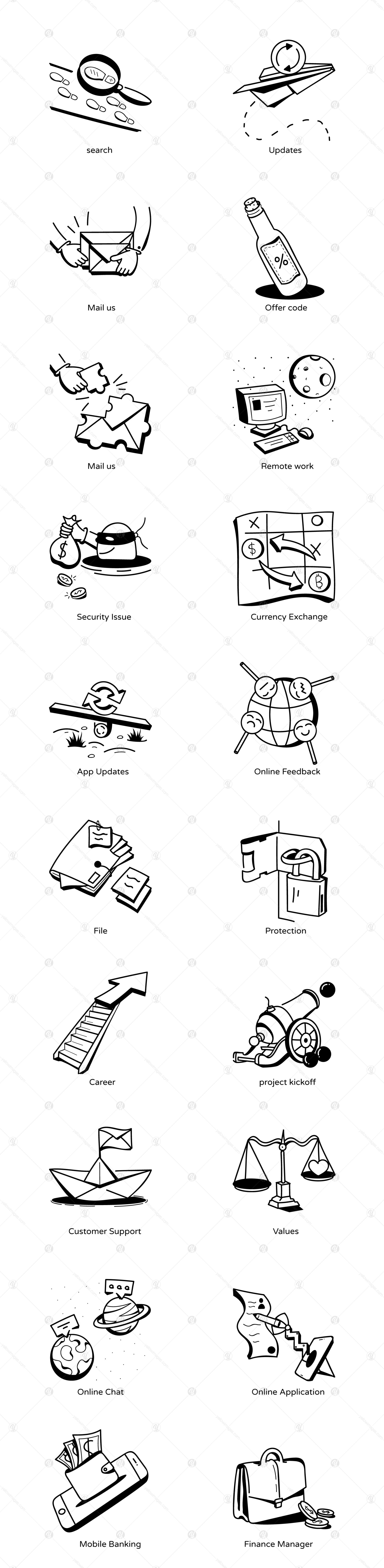 100 Web Services Illustrations 100 Web Services Illustrations