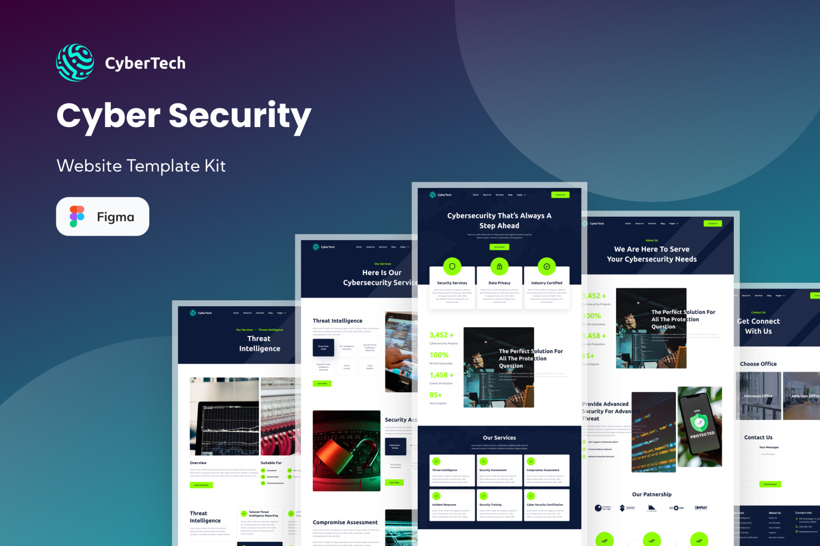 CyberTech - Cyber Security Website Template