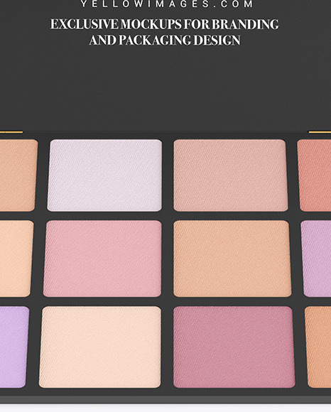 Matte Eyeshadow Palette Mockup