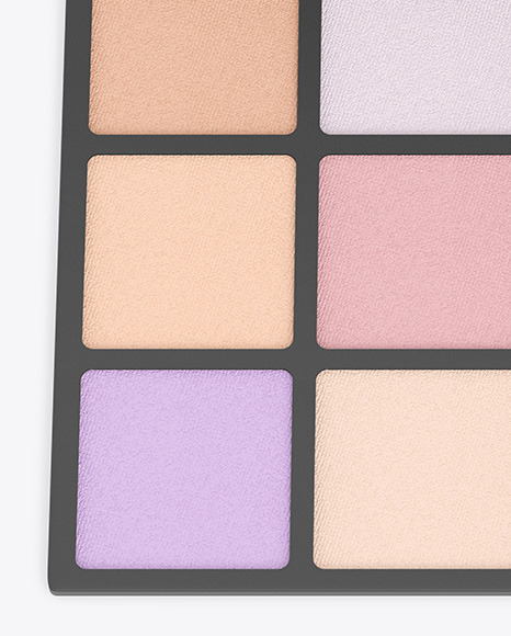 Matte Eyeshadow Palette Mockup