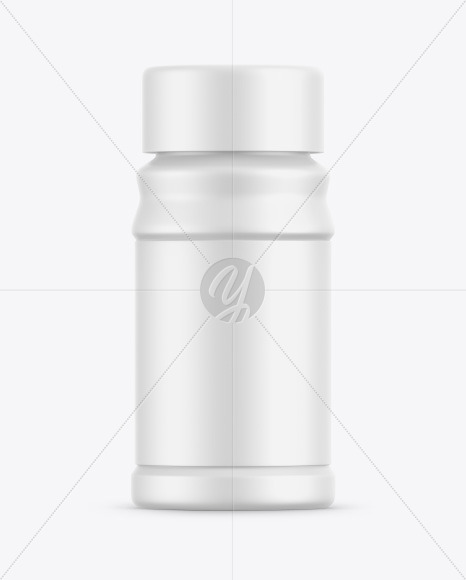 Matte Pills Bottle Mockup