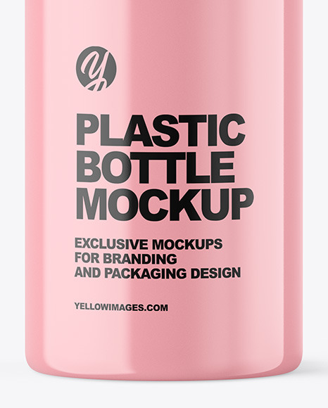 Clear Liquid Soap Cosmetic Bottle with Pump Mockup