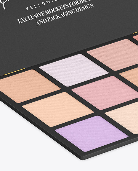 Matte Eyeshadow Palette Mockup