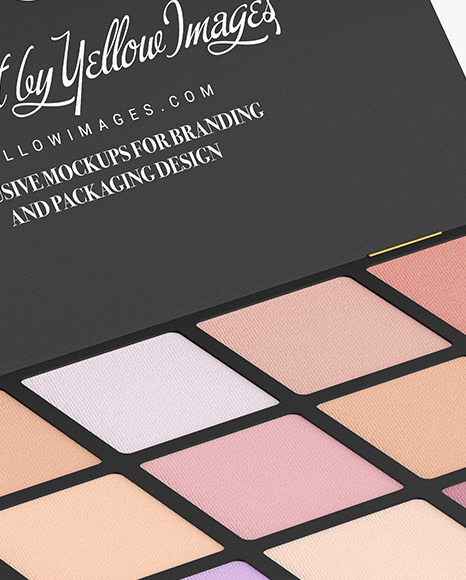 Matte Eyeshadow Palette Mockup