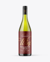 Green Glass White Wine Bottle Mockup Green Glass White Wine Bottle Mockup