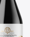 Dark Glass Wine Bottle Mockup Dark Glass Wine Bottle Mockup