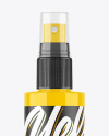 Glossy Spray Bottle Mockup