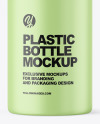 Frosted Liquid Soap Cosmetic Bottle with Pump Mockup