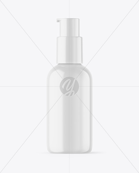 Glossy Cosmetic Bottle Mockup