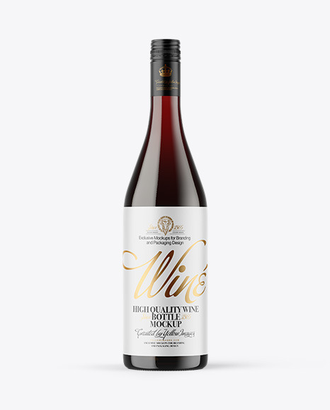 Antique Green Glass Red Wine Bottle Mockup Antique Green Glass Red Wine Bottle Mockup