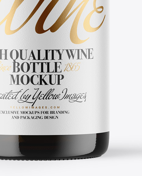 Antique Green Glass Red Wine Bottle Mockup Antique Green Glass Red Wine Bottle Mockup