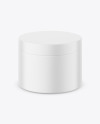 Matte Cosmetic Jar Mockup