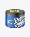 Matte Cosmetic Jar Mockup Matte Cosmetic Jar Mockup