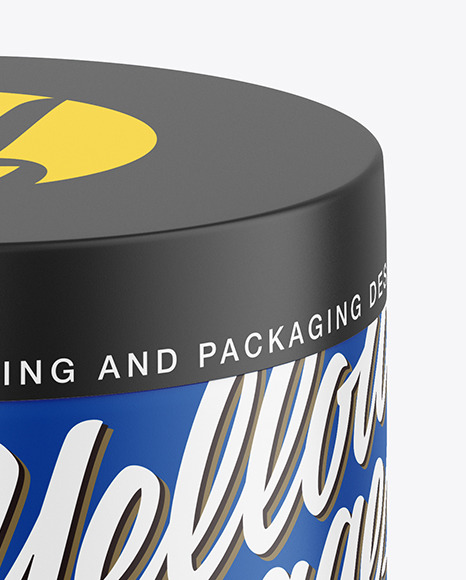 Matte Cosmetic Jar Mockup Matte Cosmetic Jar Mockup