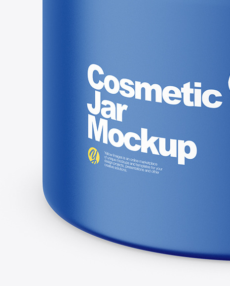 Matte Cosmetic Jar Mockup Matte Cosmetic Jar Mockup