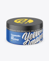 Matte Cosmetic Jar Mockup Matte Cosmetic Jar Mockup