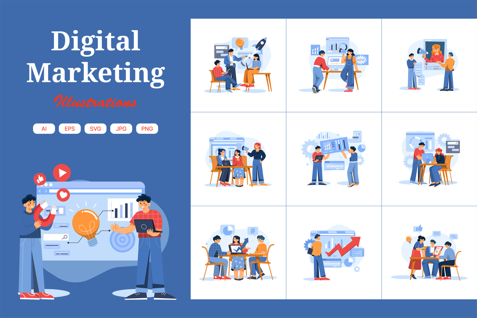 M382_Digital Marketing Illustrations