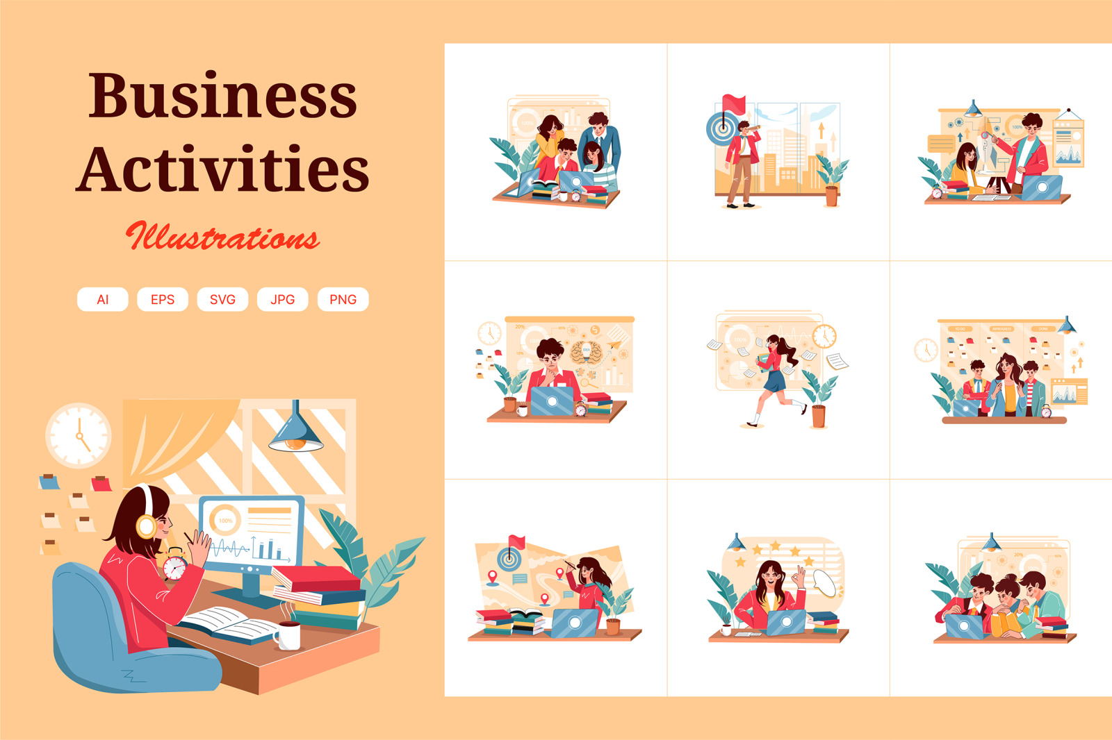 M379_Business Activities Illustrations