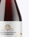 Clear Glass Red Wine Bottle Mockup Clear Glass Red Wine Bottle Mockup