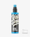 Matte Spray Bottle Mockup