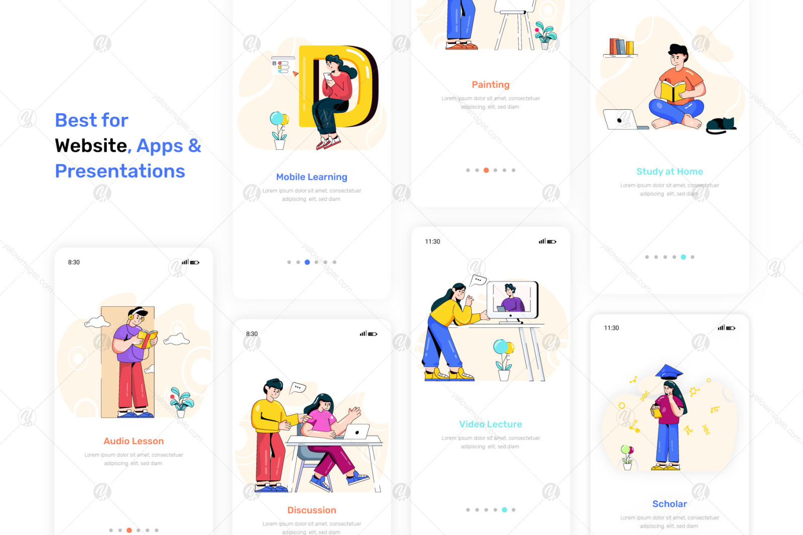 30 Educational Illustrations 30 Educational Illustrations