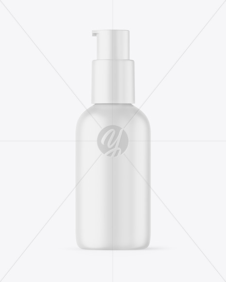 Matte Cosmetic Bottle Mockup Matte Cosmetic Bottle Mockup