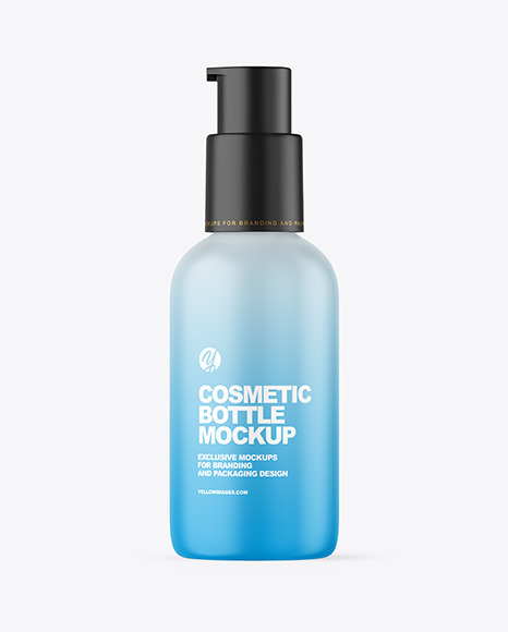 Matte Cosmetic Bottle Mockup